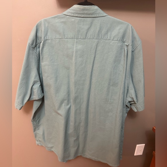 WRANGLER | Men’s 2XL Lightweight Teal Cargo Shirt - Picture 4 of 4